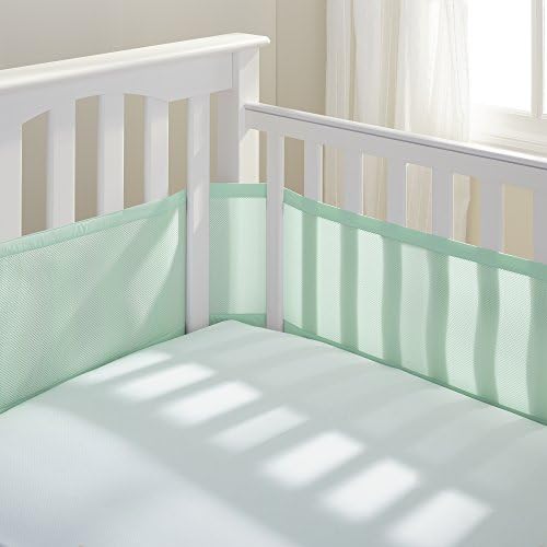 BreathableBaby Breathable Mesh Crib Liner Classic Collection Mint