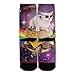 Function - Galaxy Cat Surfing Burger Turtle Fashion Socks One Size