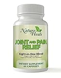 NatureHeals Joint and Pain Relief, Joint and Back Pain Formula with Turmeric Curcumin, Boswellia, Bromelain and More , 60 Capsules
