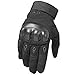 WTACTFUL Touch Screen Military Rubber Hard Knuckle Tactical Gloves Full Finger Airsoft Paintball Outdoor Army Gear Sports Cycling Motorcycle Riding Shooting Hunting Size Medium Black