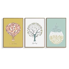 NWT Framed Canvas Wall Art for Living Room,...