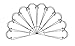 CMT RCS-802 Small Spanish Fan Template for Router Carver System