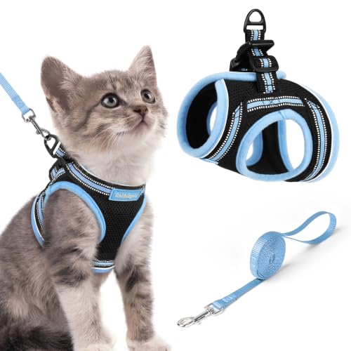 Rabbitgoo Cat Harness Leash Set Step-in Soft