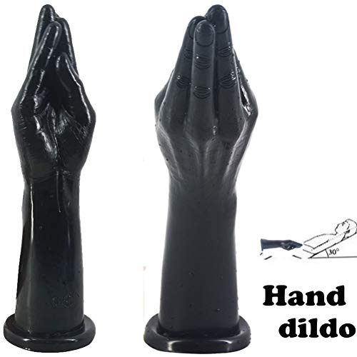 Big Massive Fisting Hand Dildo Fist Adult Sex Toy (Black)