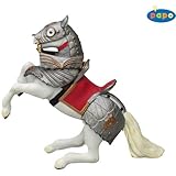 Armoured Reared Up Horse Red