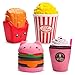 BeYumi Slow Rising Toy, Kawaii Hamburger, Fries, Pineapple, Popcorn, Drinks Set Meal Squishy Cream Scented Decompression Squeeze Toys for Collection Gift, Decorative Props Large or Stress Relief