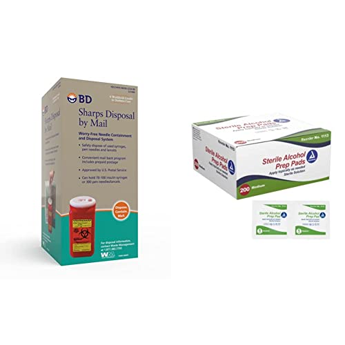 BD Sharps Disposal by Mail, WorryFree Sharps Container & Prepaid
