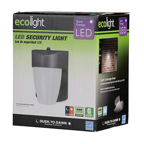 Ecolight 6 Inch Led Dusk To Dawn Jelly Jar Light Bronze Amazon In Home Kitchen