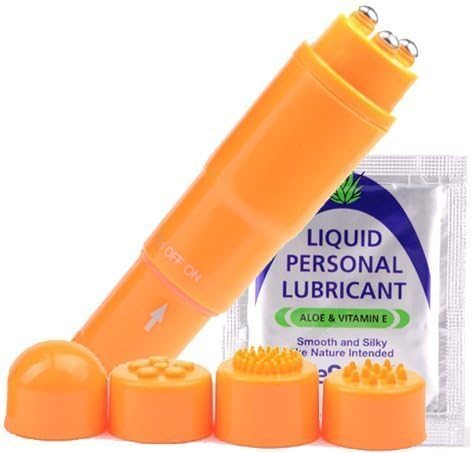 DST Brands Mini Pocket Massager with 4 Heads by DST Brands