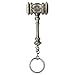 JINX World of Warcraft Doomhammer Metal Key Chain, Metallic, One Size