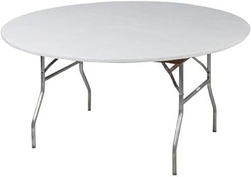 Amazon Com Kwik Covers 48 Round Fitted Plastic Table Covers