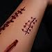 Halloween Decorations,Scratch Wound Scab Blood Scar Tattoos Temporary Tattoo Sticker for Party Cosplay Costume(12pcs)