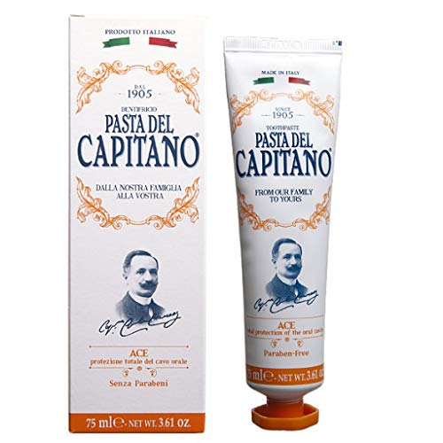Dottor Ciccarelli Pasta del Capitano Ace Toothpaste 25ml - Beauty & Personal Care - Oral Care - Toothpaste - Family - Travel - Minisized - Peppermint Flavour - ACE VItamins - Italy