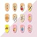 BORN PRETTY Nail Art Stamp Template Rectangle Stamping Plate manicuring Decoration Thanksgiving 3 Pcs Bundle