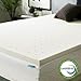 LUCID 2 Inch Ventilated Memory Foam Mattress Topper, Twin XL Size, Dorm Room Essentials