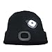 Ultra Bright LED Unisex Lighted Beanie Cap/Winter Warm hat （USB charging）