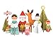 Petit Collage Pop-Out and Build, Winter Wonderland Playset