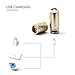 WUBEN Mini Keychain Flashlight USB Rechargeable 10180 Li-ion Battery LED Tactical Focus Waterproof Torch 2 Light Modes 130 Lumens Necklace Flashlights (G344)