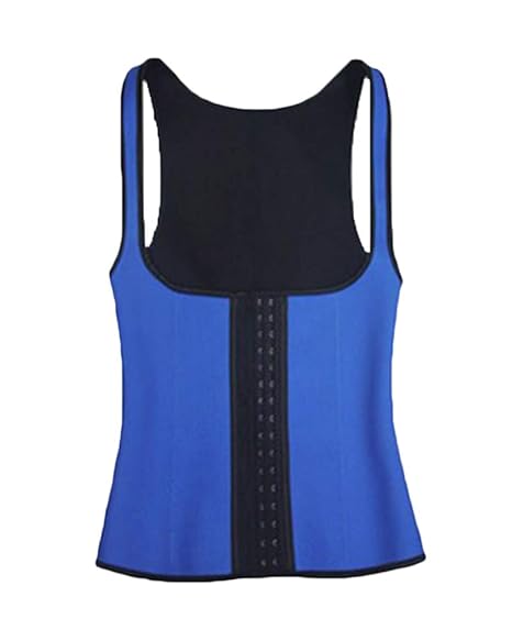 Damen Thorax Brust Korsett Training Sport Korsage Latex Waist Cincher mit Doppelter Schultergurt