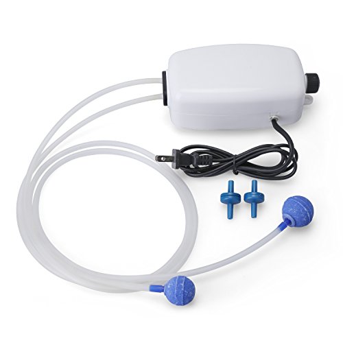 kedsum aquarium and fish tank oxygen air pump with 2