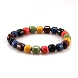 Power Ionics Health Ion Tourmaline Beads Stretch Bracelet Wristband Balance w/Box Yoga Wristband w/ Box