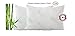 Ultimate Essence Of Bamboo Pillow - Poly Fiber with Premium Bamboo Derived Rayon / Poly Cover-Queen 2-Pack Filled in the USA - Hypoallergenic Pillow-Best Pillow for Stomach, Back, and Side Sleepers
