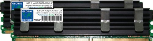 8GB (2 x 4GB) DDR2 800MHz PC2-6400 240-PIN ECC FULLY BUFFERED (FBDIMM) MEMORY RAM KIT COMPATIBLE WITH MAC PRO (EARLY 2008)