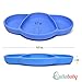 Best Suction Plates for Toddlers |Baby Plates with Suction Elephant Silicone Placemat | Baby Feeding Suction Plate Placemat with Dust Proof Lid | Baby Eating Supplies |BPA Free Toddler Dishes