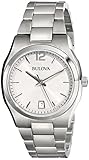 Bulova Women's 96M126 Classic Analog Display Japanese Quartz White Watch