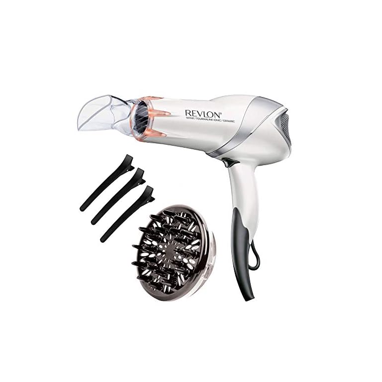 Revlon-1875W-Damage-Protection-Infrared-Hair-Dryer-with-Hair-Clips Revlon 1875W Damage Protection Infrared Hair Dryer with Hair Clips