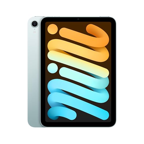 Apple iPad mini (A17 Pro): 8,3'' Liquid Retina Display, 512 GB, WLAN 6E, 12 MP Front /12 MP Rückkamera, Touch ID, Batterie für den ganzen Tag – Blau
