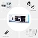 CD Player Portable, DPNAO Boombox with USB Port Headphone Jack Alarm Clock FM Radio for Home Kids Laptop (Black & White)