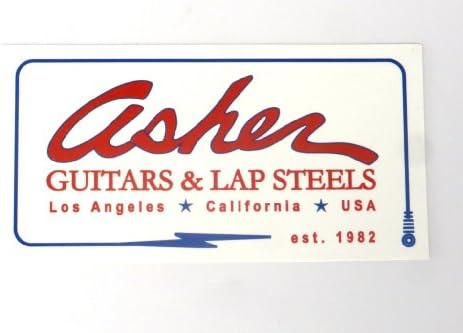 Asher Guitars "All Weather" Rectangle Sticker