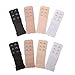 Senkary 8 Pieces Bra Extenders 2 Hook Elastic Stretchy Soft Comfortable Bra Strap Extensions for Women (Multicoloured)