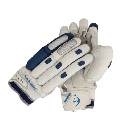SM Cricket International Batting Gloves for Men's, Blue/White