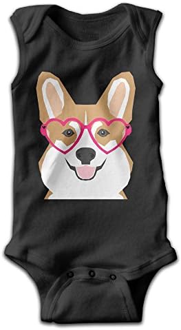 Welsh Corgi Unisex Baby 100% Cotton Sleeveless Lap Shoulder Bodysuit Onesies-Newborn
