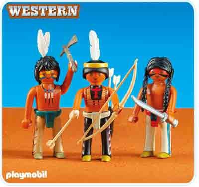 Playmobil 3 Native American Warriors 6272