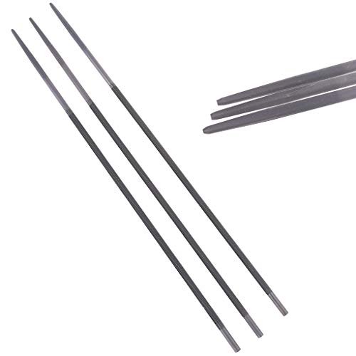 3 x Pro 4 mm runder Sägekettenfeilen Feilschärfer für Holzarbeiten – Bild 4