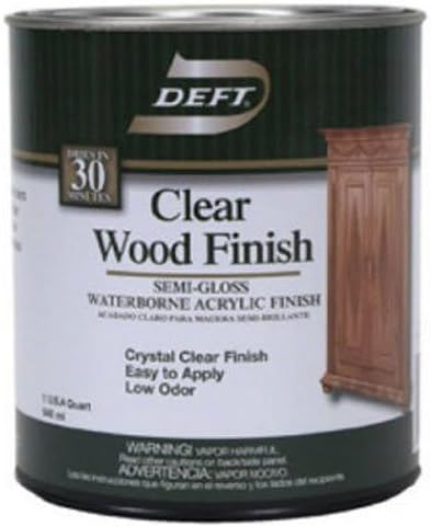Deft Interior DFT108/04 Waterborne Clear Wood Finish