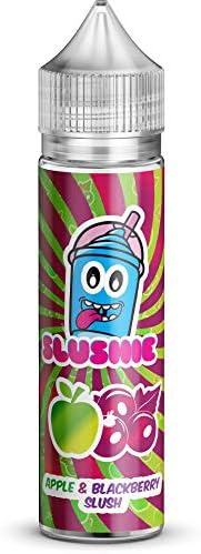 Slushie Apple & BlackBerry Slush 70/30PG 50ML VG/PG E-Liquid Vape Juice Shortfill E Liquid Cigarettes No Nicotine Flavours E Juice (Apple & BlackBerry Slush)