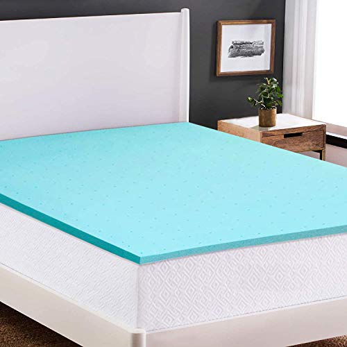 Nelaukoko 3 inch Mattress Topper Twin Memory Foam Mattress Pad