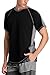 Vegatos Mens Short Sleeve Swim Shirt UV Protection Rash Guard Quick Dry Swim Tee