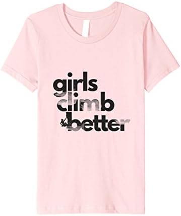 Kids Rock Climbing T-Shirt for Girls | Kids Rock Climbing Tee 10 Pink