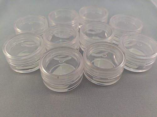 Purenail 10  Pots Transparent 5  Ml For Make Up And Nail Art