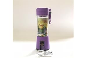 New Electric Juice Maker by Four Leaves - Compact Portable Powerful Juicer for Fresh Fruit Vegetable Efficient One- Operation