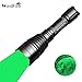 WINDFIRE WF-58U 350 Lumens Green Light Hunting Led Flashlight Single Mode 420 Yards Long Range Hunting Flashlight with 18650 Rechargeable Battery and Charger