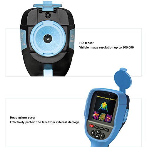 JDUEFD Handheld IR Digital Auflösung 220 x 160 Wärmebildkamera Detektor Kamera Infrarot Temperatur Erhitzen mit… – Bild 8