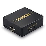 Musou 1080P HDMI to RCA Composite AV Video Audio Converter Support NTSC/PAL for Xbox One,Blu-ray,DVD,PS4,Roku,Chromecast,Laptop,Amazon Fire TV Stick,Apple TV,Black