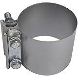 3" Butt Joint Exhaust Band Clamp Aluminized Steel - 3" OD to 3"OD