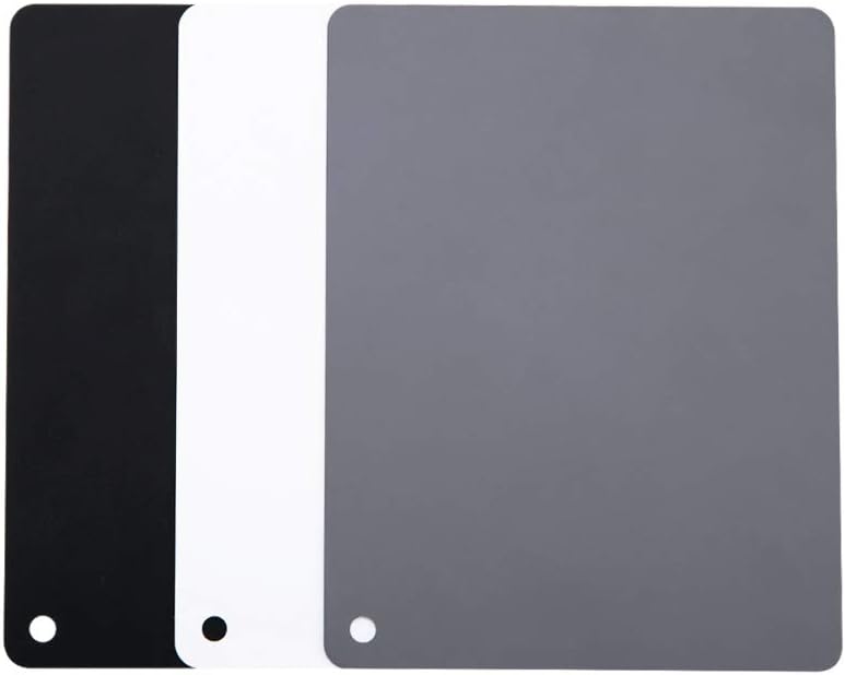 PVC Grey Card White Balance Card 18% Exposure Photography for DSLR and Film Color Custom Calibration Camera Checker Video w/landyard & clip - Image 3
